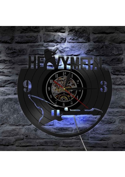 Müzik Vinil Plak Duvar Saati - Rock Grubu LED Işık Duvar Saati - Rock Grubu Vinil Saat - Oturma Odası Duvar Dekoru - Müzik Aşığı Için Eşsiz Hediyeler (Yurt Dışından) fırsatları