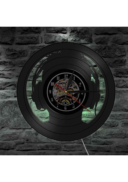 Müzik Vinil Plak Duvar Saati -Kulaklık Takmak LED Işık Duvar Saati -Vinil Saat -Oturma Odası Duvar Dekoru - Müzik Severler Için Eşsiz Hediyeler (Yurt Dışından) modelleri