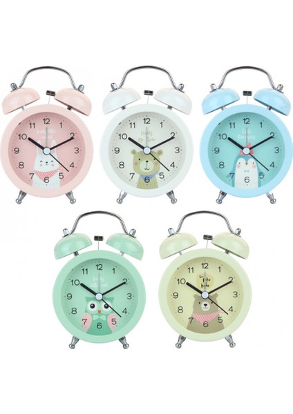 Inç Yatak Odası Çalar Saat, Hayvan Çalar Saat, Öğrenci Ev Dekorasyonu Masaüstü Saati (Yurt Dışından) modelleri