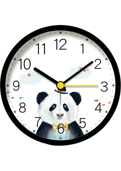 Analog Çalar Saat 4,5 Inç, Pille Çalışan Tik Olmayan Sessiz Küçük Masa Saati Gece Işığı ile Komidin Yatak Odası Için Masa Saati (Yurt Dışından)