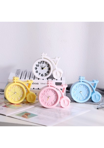 Yaratıcı Ofis Masaüstü Bisiklet Çalar Saat Yatak Odası Başucu Saat Yaratıcı Basit Hatırlatma Çalar Saat Saat (Pembe) (Yurt Dışından) modelleri