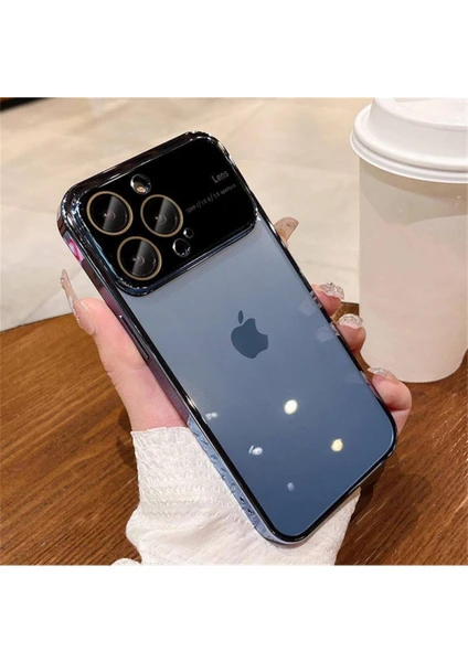 Bilişim Aksesuar  Iphone 13 Pro Max Kamera Korumalı Çerçeveli Silikon Telefon Kılıfı