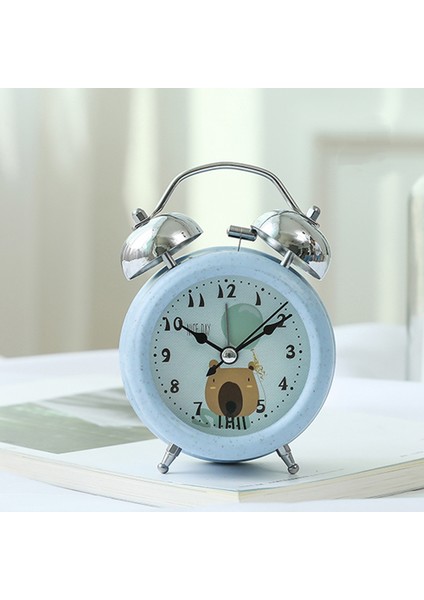 Inç Yatak Odası Çalar Saat, Gece Lambası Çalar Saat, Öğrenci Ev Dekorasyonu Masaüstü Saati (Yurt Dışından)