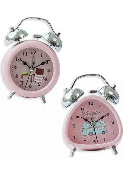 Inç Yatak Odası Çalar Saat, Gece Lambası Çalar Saat, Öğrenci Ev Dekorasyonu Masaüstü Saati (Yurt Dışından) modelleri