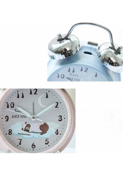 Inç Yatak Odası Çalar Saat, Gece Lambası Çalar Saat, Öğrenci Ev Dekorasyonu Masaüstü Saati (Yurt Dışından) indirimleri