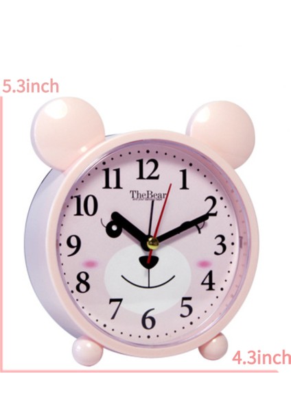 Çocuk Çalar Saat, Karikatür Çalar Saat Küçük Ayı Çalar Saat, Öğrenci Çocuk Ev Dekorasyonu Masaüstü Saati (Sarı Desensiz) (Yurt Dışından) modelleri