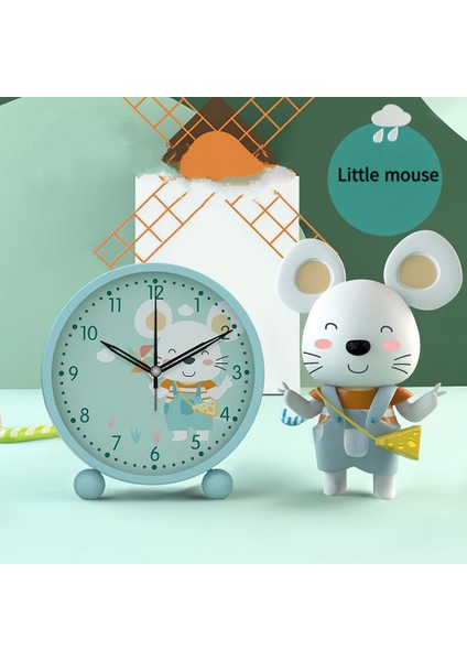 Yatak Odası Çalar Saat, Sevimli Çalar Saat, Öğrenci Ev Dekorasyonu Masaüstü Saati (Yurt Dışından)
