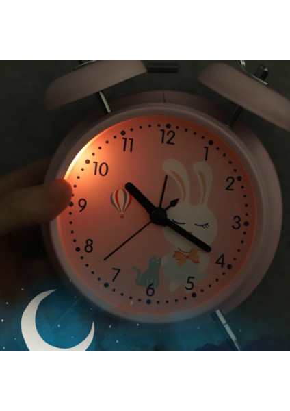 Yatak Odası Çalar Saat, Sevimli Çalar Saat, Öğrenci Ev Dekorasyonu Masaüstü Saati (Yurt Dışından) indirimleri