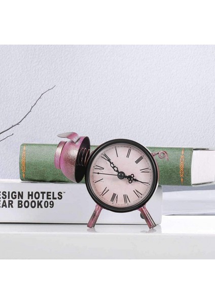 Masaüstü Saati, Romen Rakamları Retro Domuz Heykeli Saati, Ev Ofis Süslemeleri Için Dekoratif Çerçeve Saati, Arkadaşlar Için Hediye, Sınıf Arkadaşları (Yurt Dışından) fiyatları