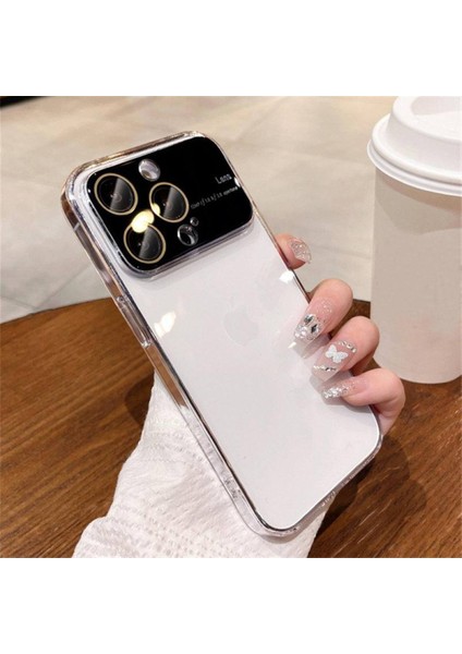 Iphone 14 Pro Kamera Korumalı Arkası Şeffaf Silikon Telefon Kılıfı