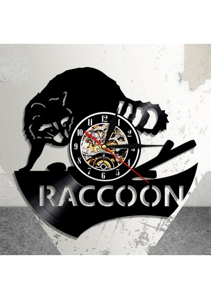 Müzik Vinil Kayıt Duvar Saati - Rakun Vinil Duvar Saati - Vinil Saat - Oturma Odası Duvar Dekoru - Müzik Aşığı Için Eşsiz Hediyeler (Yurt Dışından) modelleri