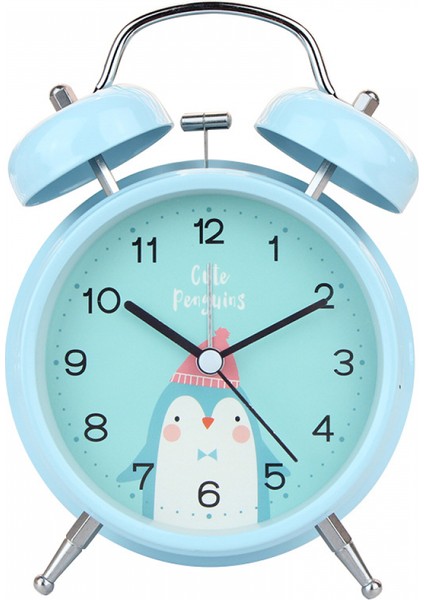 4 Inç Yatak Odası Çalar Saat, Hayvan Çalar Saat, Öğrenci Ev Dekorasyonu Masaüstü Saati (Yurt Dışından)