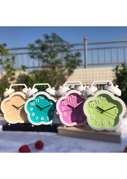 Yatak Odası Çalar Saat, Çiçek Çalar Saat, Öğrenci Ev Dekorasyonu Masaüstü Saati (Yurt Dışından) fiyatları