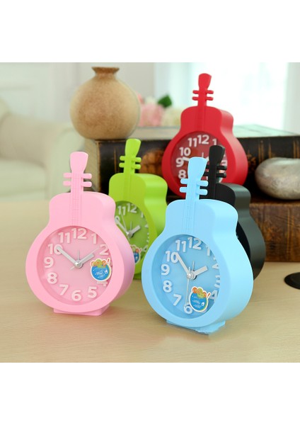 Yatak Odası Çalar Saat, Gitar Çalar Saat, Öğrenci Ev Dekorasyonu Masaüstü Saati (Yurt Dışından) fiyatları