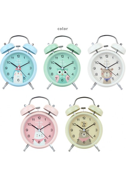 4 Inç Yatak Odası Çalar Saat, Hayvan Çalar Saat, Öğrenci Ev Dekorasyonu Masaüstü Saati (Yurt Dışından) fiyatları