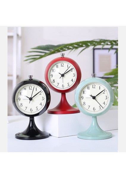Yatak Odası Çalar Saat, Metal Çalar Saat, Öğrenci Ev Dekorasyonu Masaüstü Saati (Yurt Dışından) fiyatları