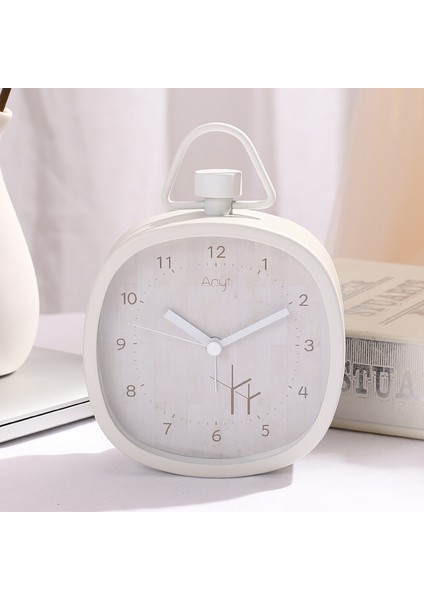 Yatak Odası Masasına Uygun, Sessiz Işıklı Alarm Saatine Sahip Çocuklar ve Öğrenciler Için Yaratıcı Basit Küçük Alarm Saati (Yurt Dışından)