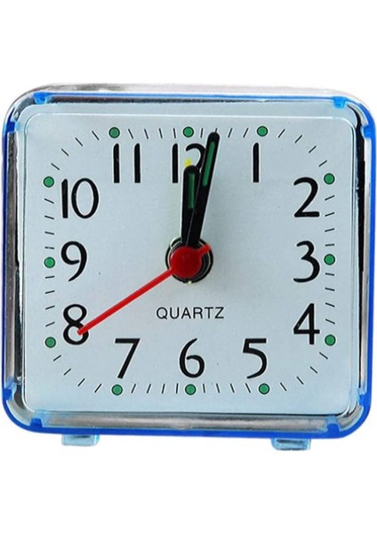 Mini Kare Kuvars Saat Seyahat Çalar Saat Yatak Odası Ev Masa Saati - Mavi (Yurt Dışından) modelleri