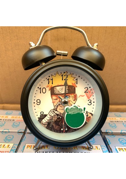 Yatak Odası Çalar Saat, Naruto Anime Karikatür Çalar Saat, Öğrenci Ev Dekorasyonu Masaüstü Saati (Yurt Dışından)
