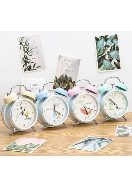 4 Inç Yatak Odası Çalar Saat, Hayvan Çalar Saat, Öğrenci Ev Dekorasyonu Masaüstü Saati (Yurt Dışından) fiyatları