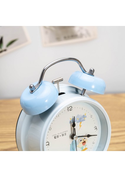 4 Inç Yatak Odası Çalar Saat, Hayvan Çalar Saat, Öğrenci Ev Dekorasyonu Masaüstü Saati (Yurt Dışından) fırsatları