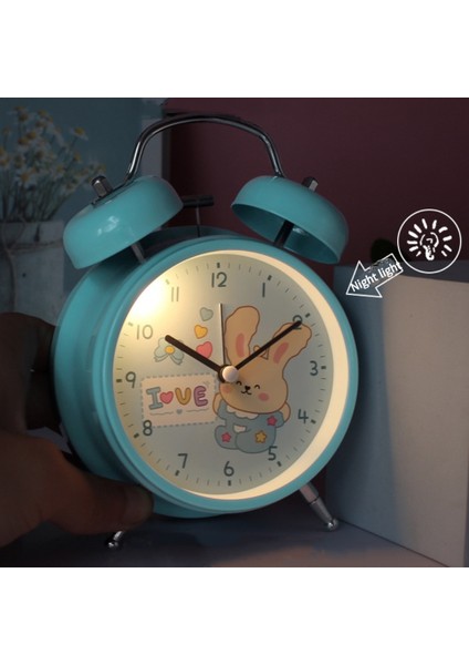 3 Inç Çalar Saat, Analog Metal Hayvan Çalar Saat, Öğrenci Ev Dekorasyonu Masaüstü Saati (Yurt Dışından) modelleri