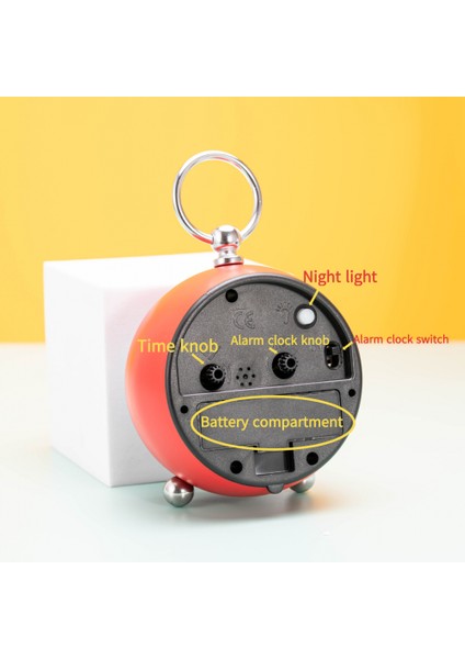 Yatak Odası Çalar Saat, Metal Çalar Saat, Öğrenci Ev Dekorasyonu Masaüstü Saati (Yurt Dışından) fırsatları
