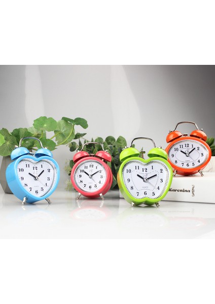Inç Çalar Saat, Analog Metal Zil Çalar Saat, Öğrenci Ev Dekorasyonu Masaüstü Saati (Yurt Dışından) indirimleri