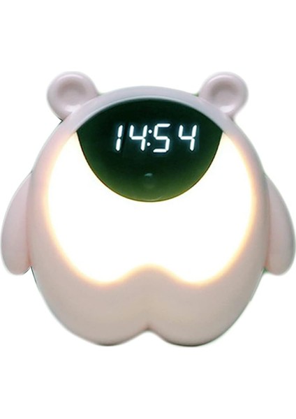 Çocuk Çalar Saat, Çocuk Uyku Eğitmeni Saati Uyandırmaya Tamam Yürümeye Başlayan Çocuk, Çocuklar, Öğrenciler, Erkekler ve Kızlar Için Sevimli Saat (Beyaz) (Yurt Dışından)