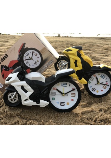 Yatak Odası Çalar Saat, Motosiklet Çalar Saat, Öğrenci Ev Dekorasyonu Masaüstü Saati (Yurt Dışından) modelleri