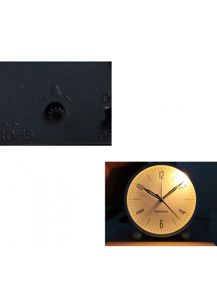 Analog Çalar Saat, 4 Inç Süper Sessiz, Geçmeyen, Gece Işıklı Küçük Saat, Pille Çalışan, Basit Tasarım, Yatak Odası Için, Başucu, Masa-Kırmızı (Yurt Dışından) indirimleri