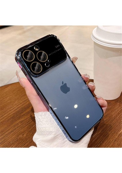 Iphone 13 Pro Kamera Korumalı Çerçeveli Silikon Telefon Kılıfı