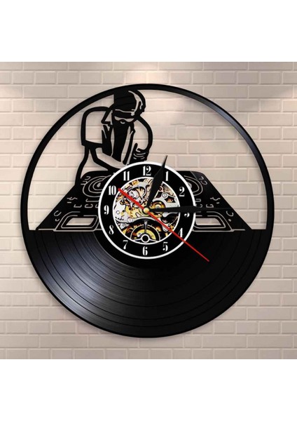 Müzik Vinil Kayıt Duvar Saati - Yaratıcı Içi Boş Vinil Duvar Saati - Vinil Saat - Oturma Odası Duvar Dekoru - Müzik Aşığı Için Eşsiz Hediyeler (Yurt Dışından)