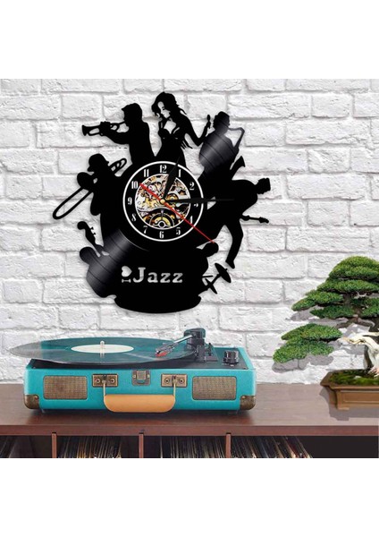 Müzik Vinil Plak Duvar Saati -Müzik Grubu Desenli Vinil Duvar Saati - Vinil Saat - Oturma Odası Duvar Dekoru - Müzik Aşığı Için Eşsiz Hediyeler (Yurt Dışından) modelleri