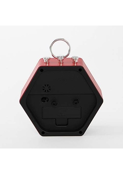 Alarm Altıgen Masa Masa Saati Sizi Uyandırır Sessiz Çalışma Yatak Odası Ofis Için Mükemmel Kırmızı (Yurt Dışından) modelleri