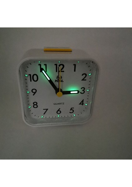 Başucu Gece Standı Için Küçük Seyahat Çalar Saat Analog Kuvars Çalar Saat-Siyah (Yurt Dışından) modelleri