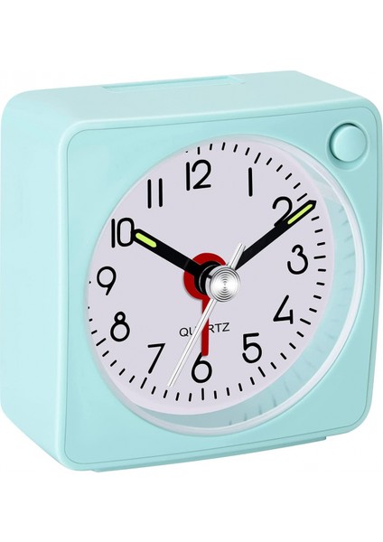 Seyahat Analog Çalar Saat, 2,25 Inç, Erteleme ve Işık Fonksiyonlu Ultra Küçük Saat, Süper Sessiz, Geçişsiz, Pille Çalışan, (Yeşil) (Yurt Dışından) fiyatları
