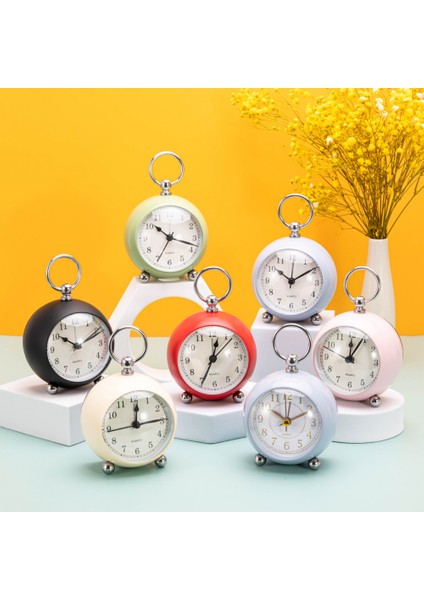 Yatak Odası Çalar Saat, Metal Çalar Saat, Öğrenci Ev Dekorasyonu Masaüstü Saati (Yurt Dışından) fiyatları