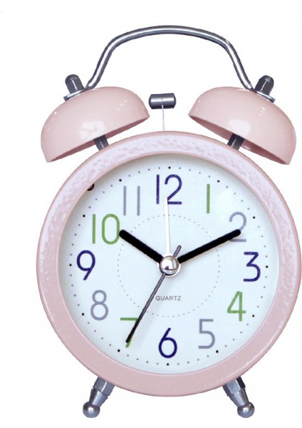 3 Inç Yatak Odası Çalar Saat, Metal Çalar Saat, Öğrenci Ev Dekorasyonu Masaüstü Saati (Yurt Dışından)