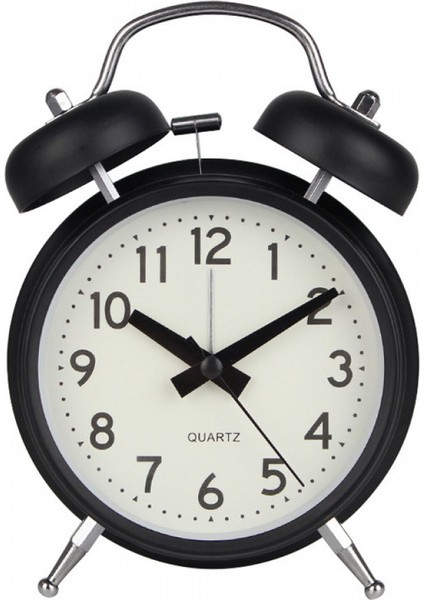 4 Inç Yatak Odası Çalar Saat, Metal Çalar Saat, Öğrenci Ev Dekorasyonu Masaüstü Saati (Yurt Dışından)