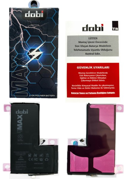 iPhone 11 Pro Max Batarya 4150mAh