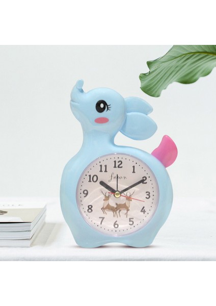 Yatak Odası Çalar Saat, Küçük Geyik Çalar Saat, Öğrenci Ev Dekorasyonu Masaüstü Saati (Yurt Dışından)