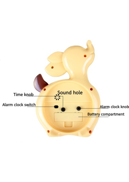 Yatak Odası Çalar Saat, Küçük Geyik Çalar Saat, Öğrenci Ev Dekorasyonu Masaüstü Saati (Yurt Dışından) modelleri