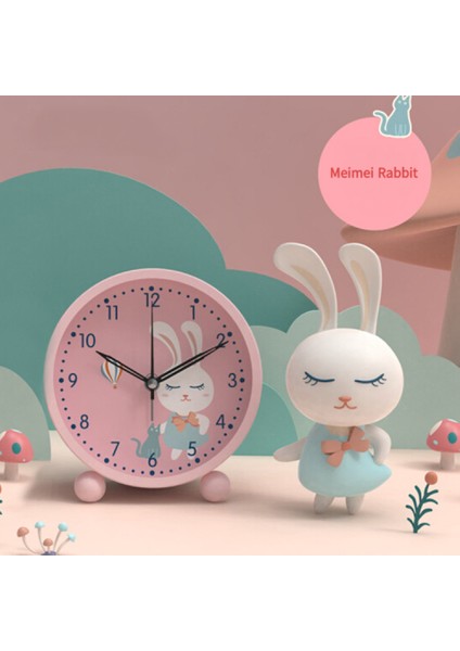 Yatak Odası Çalar Saat, Sevimli Çalar Saat, Öğrenci Ev Dekorasyonu Masaüstü Saati (Yurt Dışından)