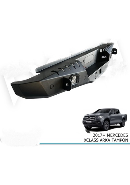 Araca Özel 2017+ Mercedes Xclass Arka Tampon Offroad