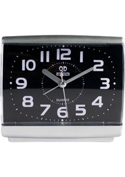 4 Inçlik Dijital Kare Küçük Çalar Saat, Sessiz ve Genişleyen Küçük Çalar Saat, Siyah (Yurt Dışından)