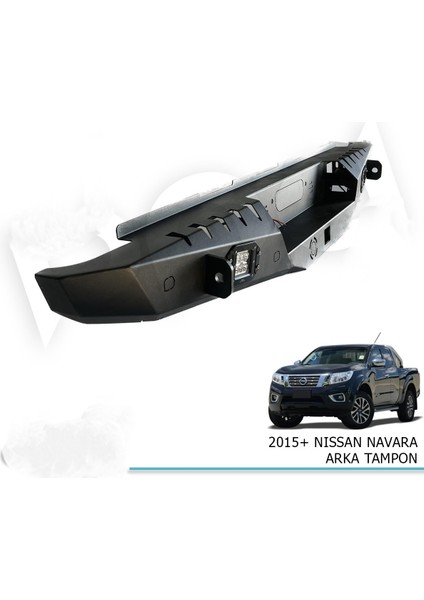 Araca Özel 2015+ Nıssan Navara Arka Tampon Offroad