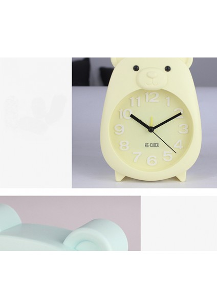 Çocuk Çalar Saat, Karikatür Çalar Saat Küçük Ayı Çalar Saat, Öğrenci Çocuk Ev Dekorasyonu Masaüstü Saati (Pembe) (Yurt Dışından) fırsatları