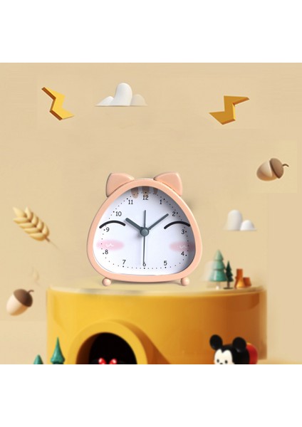 Yatak Odası Çalar Saat, Karikatür Çalar Saat, Öğrenci Ev Dekorasyonu Masaüstü Saati (Yurt Dışından)