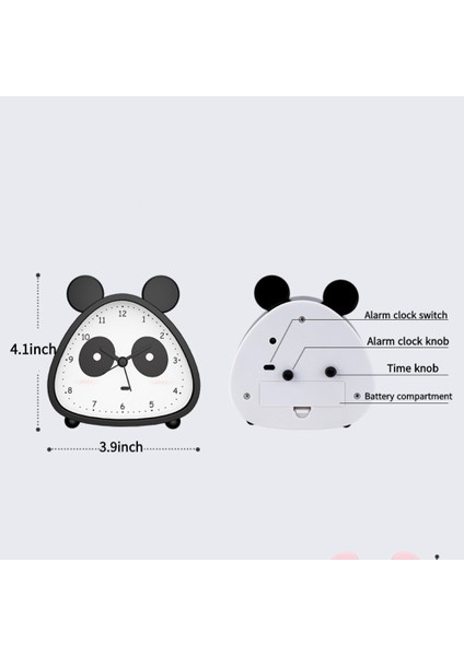 Yatak Odası Çalar Saat, Karikatür Çalar Saat, Öğrenci Ev Dekorasyonu Masaüstü Saati (Yurt Dışından) fırsatları